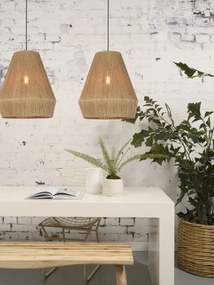 Lustra suspendata eco din iuta Iguazu S conic 40cm