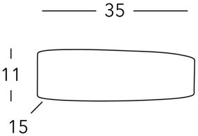 Kolarz 0286.61 - Aplică perete DISCUS 1xG9/75W/230V
