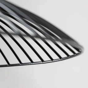 Lampă suspendată LED pe cablu CERIA WIRE 1xE27/40W/230V, Ø 38 cm, negru