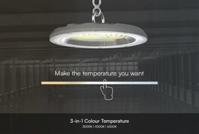 Corp de iluminat LED industrial High Bay LED/150W/230V 3000/4000/6500K IP65 ø 27,7 cm