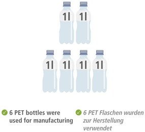 Etajeră de baie neagră/ natural din bambus 44x93,5 cm Ecori – Wenko