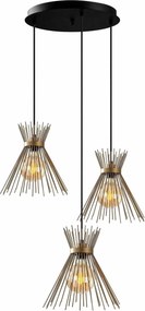 Lustra KIRPI 3086, metal, 63x63x48-128 cm
