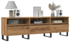 vidaXL Comodă TV, stejar artizanal, 150x30x44,5 cm, lemn prelucrat