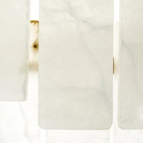 Candelabru design elegant LUX Greyson XL, Alabaster