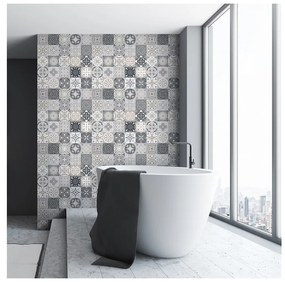 Set 60 autocolante perete Ambiance Fernando, 15 x 15 cm