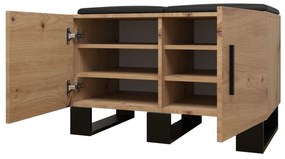 Set mobilier pentru hol Amanda 12 (Stejar artisan + Albastru). 1085961