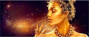 Tablou - Regina de aur (120x50 cm)