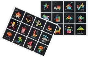 Tabletă magnetică din lemn cu numere