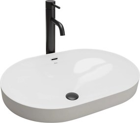 Lavoar Arleta alb ceramica sanitara - 59 cm