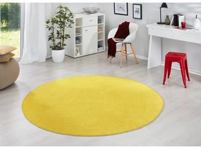 Covor galben rotund ø 133 cm Fancy – Hanse Home
