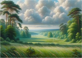 Tablou - Peisaj verde (70x50 cm)