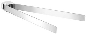Suport rotativ de perete pentru prosoape Gedy PIRENEI 36 cm crom lucios