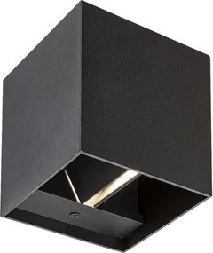 Aplica de perete iluminat exterior ambiental IP54 Solin negru