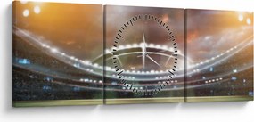 Tablou - Stadion (cu ceas) (90x30 cm)