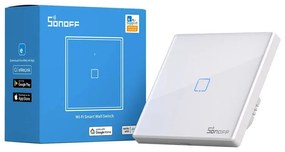 Intrerupator Smart WiFi + RF 433MHz Sonoff T2 EU TX (1 canal)