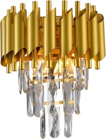 Brilagi - Aplică de perete ECLIPSE 2xE14/10W/230V aurie