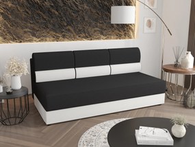 Canapea două locuri Radiant (Negru + Alb). 1056819