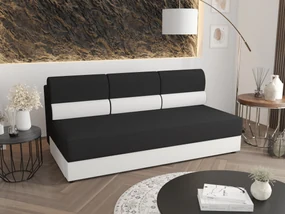 Canapea două locuri Radiant (Negru + Alb). 1056819