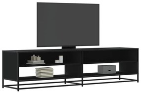 3300800 vidaXL Comodă TV, negru, 180,5x40x46 cm, lemn prelucrat