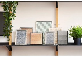 Ramă foto neagră de sine stătătoare/de suspendat din metal 16x16 cm Sweet Memory – Zilverstad