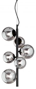 Lustra moderna cu 6 surse de lumina PERLAGE SP6 NERO