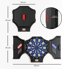 SPORTNOW Electronic Dartboard Set for 8 Players with 31 Games, LCD Scoring Indicator | Aosom Romania