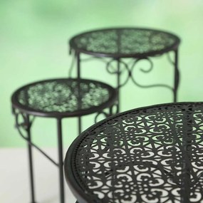 SET 3 MASUTE BRODERS, 1*20X28 CM/1*25X33 CM/30X38 CM CM, MARO INCHIS, METAL