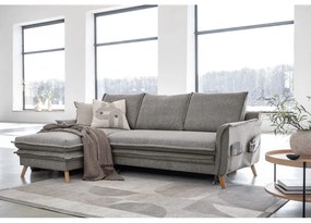 Colțar gri extensibil (cu colț pe partea stângă ) Charming Charlie – Miuform