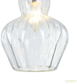 Pendul modern din sticla Eustoma, transparent MYMOD238-PL-01-TR
