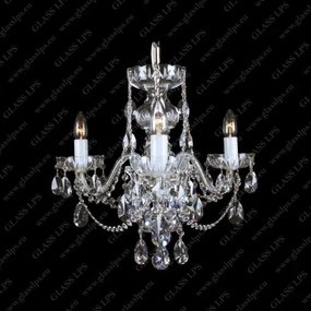 Candelabru cu 3 brate Cristal Bohemia L11 801/03/1-A