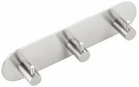 SAPHO 32203 triplu cu auto-fixare, rotund,lustruit, inox