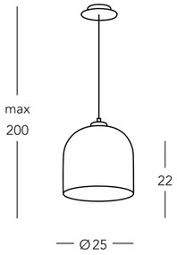 Lustră pe cablu NONNA 1xE27/60W/230V stejar/alb/verde Kolarz A1352.31.G