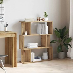 vidaXL Bibliotecă, stejar artizanal, 80x24x96 cm, lemn prelucrat
