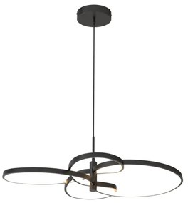 Lustră LED suspendată pe cablu RIBBON LED/37W/230V 4000K neagră