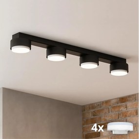 Brilagi - LED RGB reglabil spot MONO 4xGX53/14W/230V Wi-Fi Tuya negru