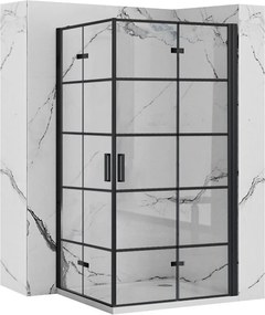Cabina dus Rea Molier Black Double 80x80