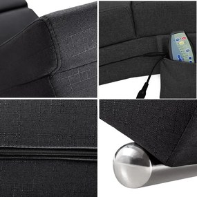 Deuba Fotoliu London cu functie de masaj si incalzire - antracit