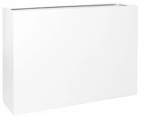 Ghiveci Jort Slim, alb lucios, dimensiuni multiple - PotteryPots Mărime: L - v. 90 cm