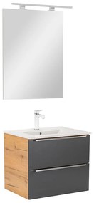 Mobilier complet de baie Vario Trim 60 stejar-antracit