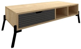 Set mobilier living Ponusetta (Stejar zafir + antracit). 1107146
