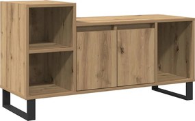 vidaXL Comodă TV, stejar artizanal, 100x35x55 cm, lemn prelucrat