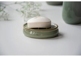 Savonieră din ceramică Wenko Sirmione, verde