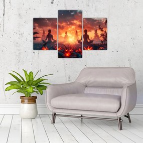 Tablou - Yoga în natură (90x60 cm)