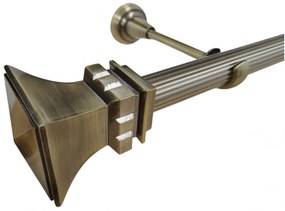 Galerie fara inele VERONA STRIAT /25 - aur antic (Alege marime: 120 cm)