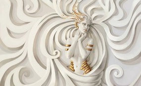 Fototapet - Zeiță în relief (152,5x104 cm)