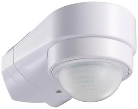 Senzor de mișcare cu infraroșu de exterior 240° 600W/230V IP65 alb