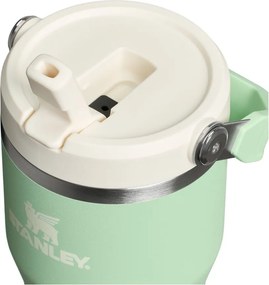 Termos verde salvie din oțel inoxidabil 600 ml IceFlow™ Flip Straw 2.0 Tumbler Pistachio – Stanley