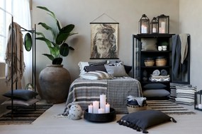 Fata de perna din bumbac, 60x40cm Aix Vintage, French grey