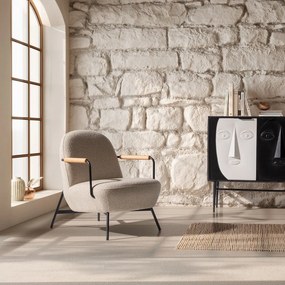 Fotoliu bej Regi – MOME