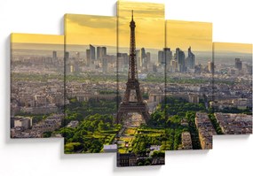 Tablou - Panorama Parisului (150x105 cm)